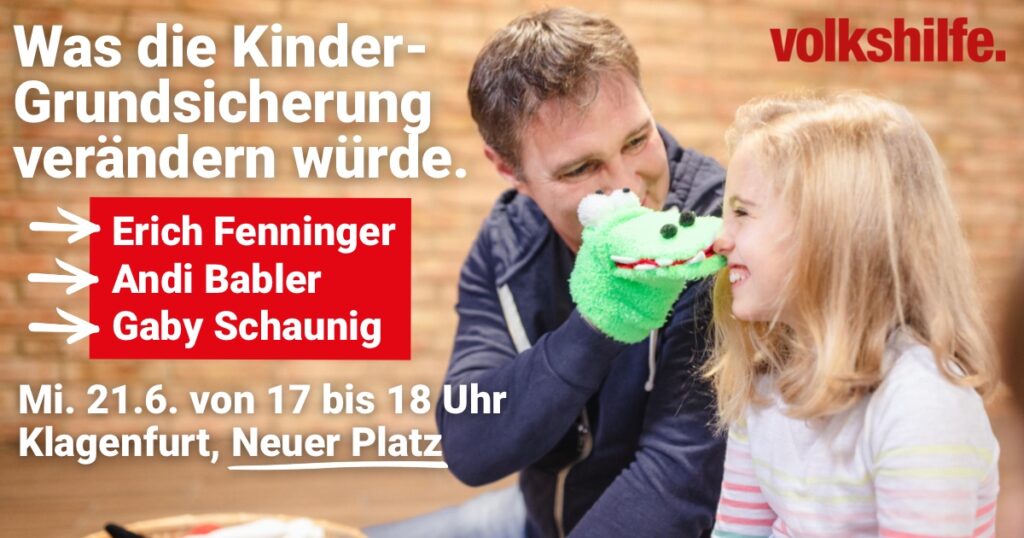 Tour de Chance Veranstaltung in Klagenfurt – Was die Kindergrundsicherung verändern würde