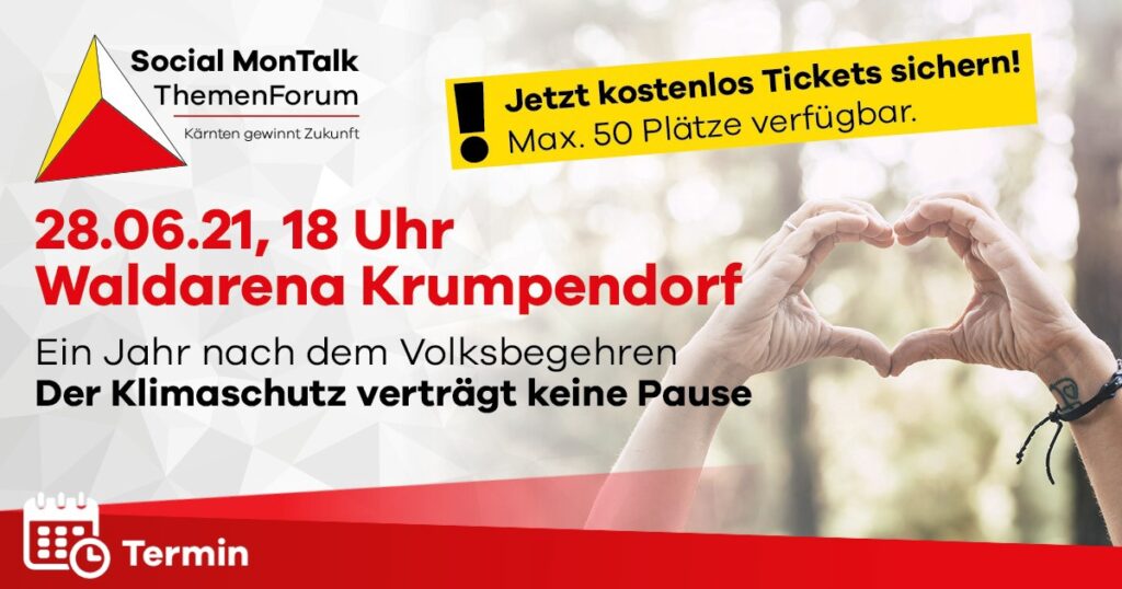 15. Social MonTalk – Der Klimaschutz verträgt keine Pause